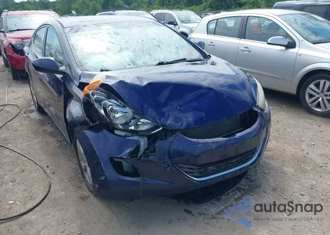 2013 Hyundai Elantra Gls from USA, damaged, VIN 5NPDH4AE7DH452144